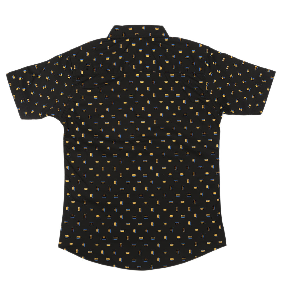 Boys Eminent Casual Half Sleeves Shirt - Black, Boys Shirts, Eminent, Chase Value
