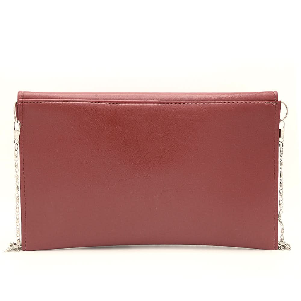 Women's Clutch Kam-2057 - Maroon, Women, Clutches, Chase Value, Chase Value