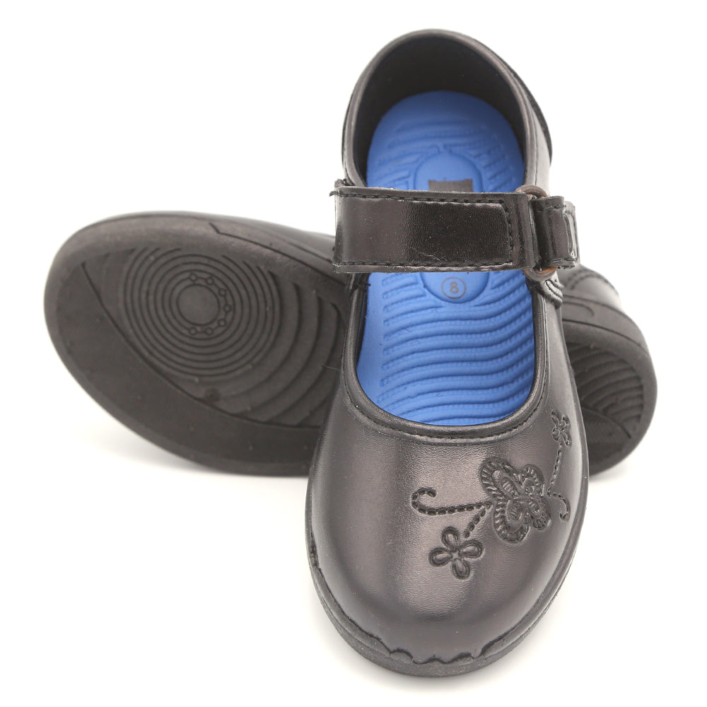 Girls School Shoes 0020 - Black, Kids, Girls Sneakers And Shoes, Chase Value, Chase Value