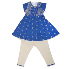 Girls Suit With Tights - Royal Blue, Kids, Girls Sets And Suits, Chase Value, Chase Value