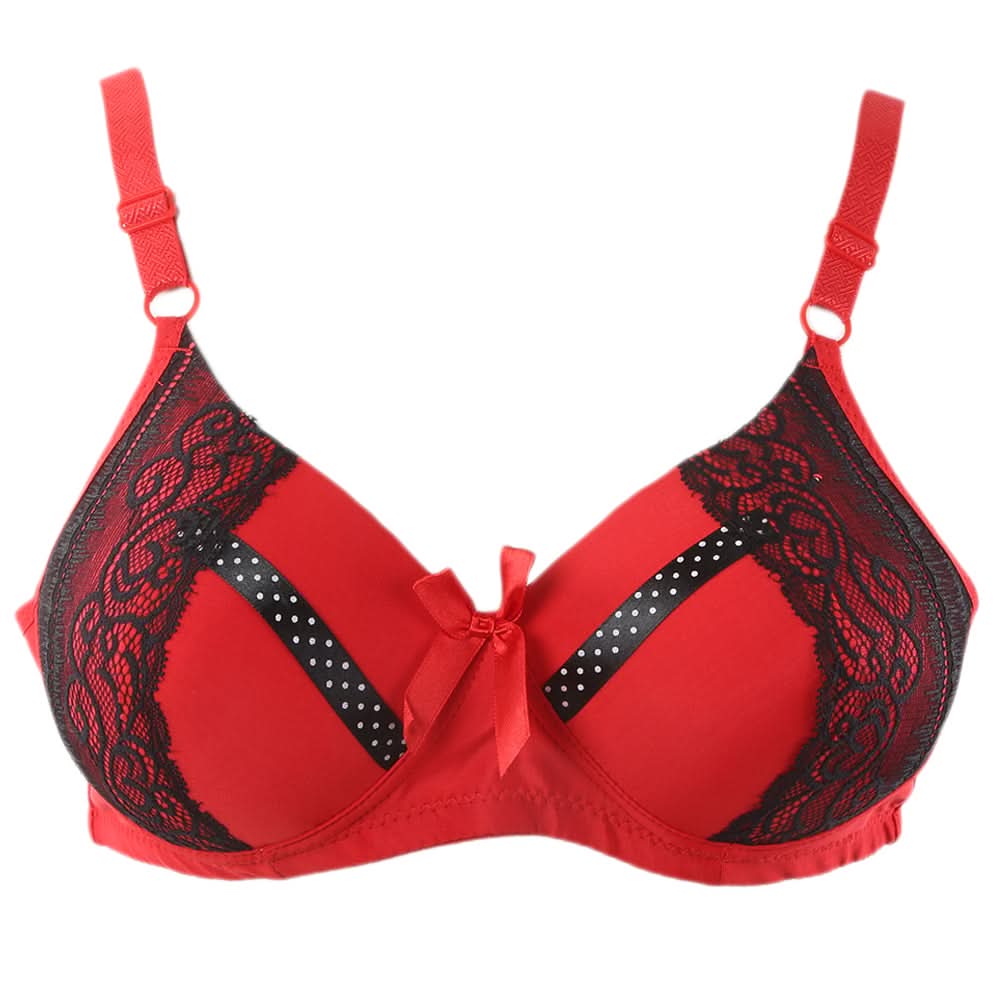Women's Foam Bra - Red, Undergarments, Chase Value, Chase Value