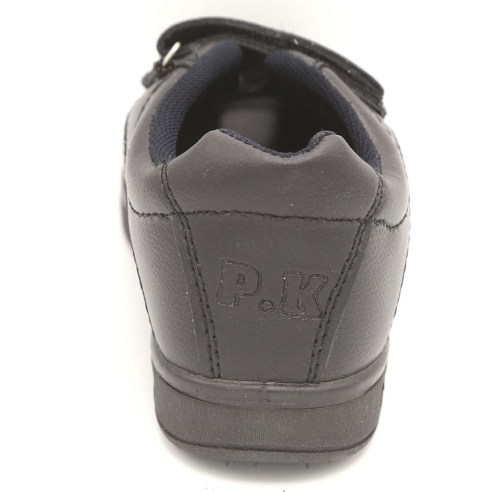 Boys Steps School Shoes 0022 - Black, Kids, Boys Formal Shoes, Chase Value, Chase Value