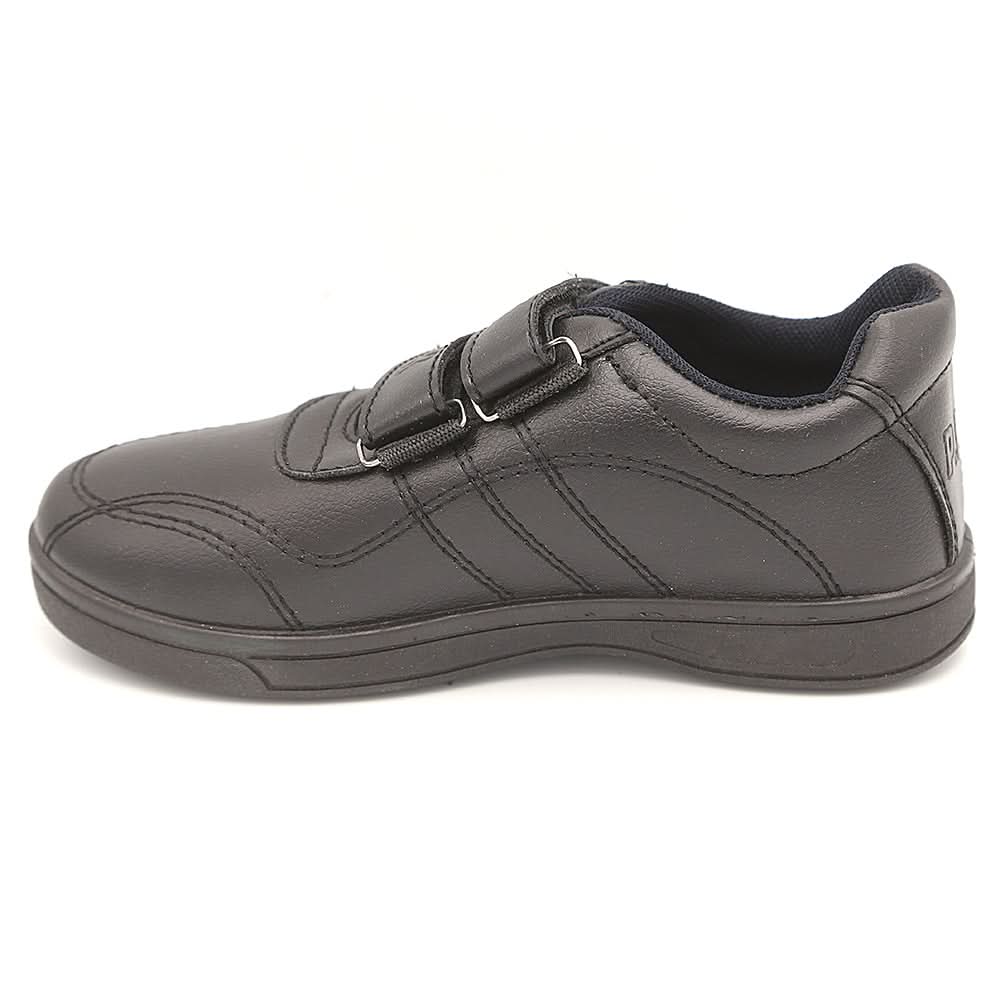 Boys Steps School Shoes 0022 - Black, Kids, Boys Formal Shoes, Chase Value, Chase Value