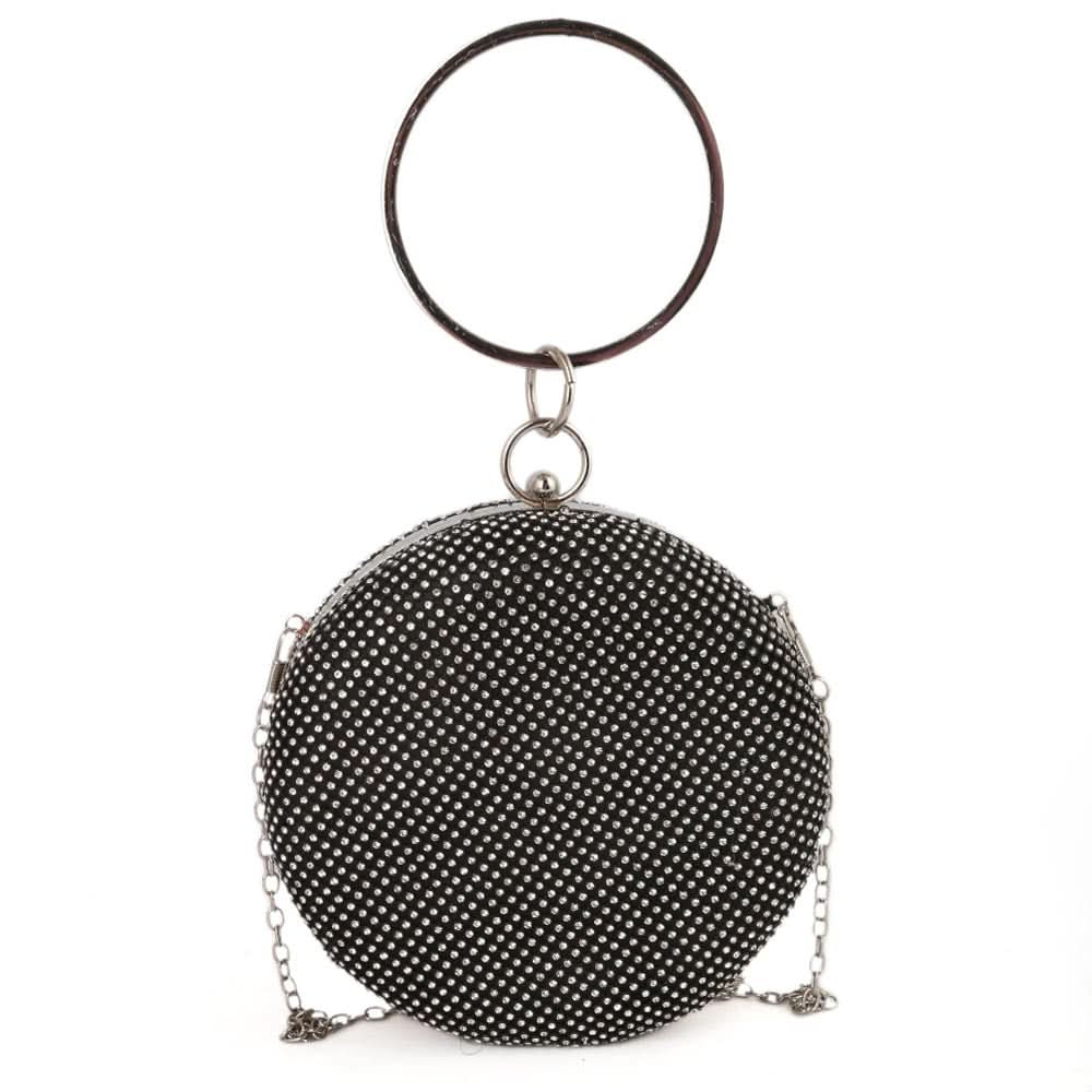 Women's Bridal Clutch HD-3451 (SH88) - Black, Women, Clutches, Chase Value, Chase Value
