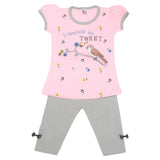 Girls Half Sleeves Suit - Pink, Kids, Girls Sets And Suits, Chase Value, Chase Value