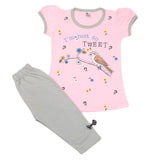 Girls Half Sleeves Suit - Pink, Kids, Girls Sets And Suits, Chase Value, Chase Value