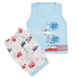 Boys Half Sleeves Sando Suit - Blue, Kids, Boys Sets And Suits, Chase Value, Chase Value