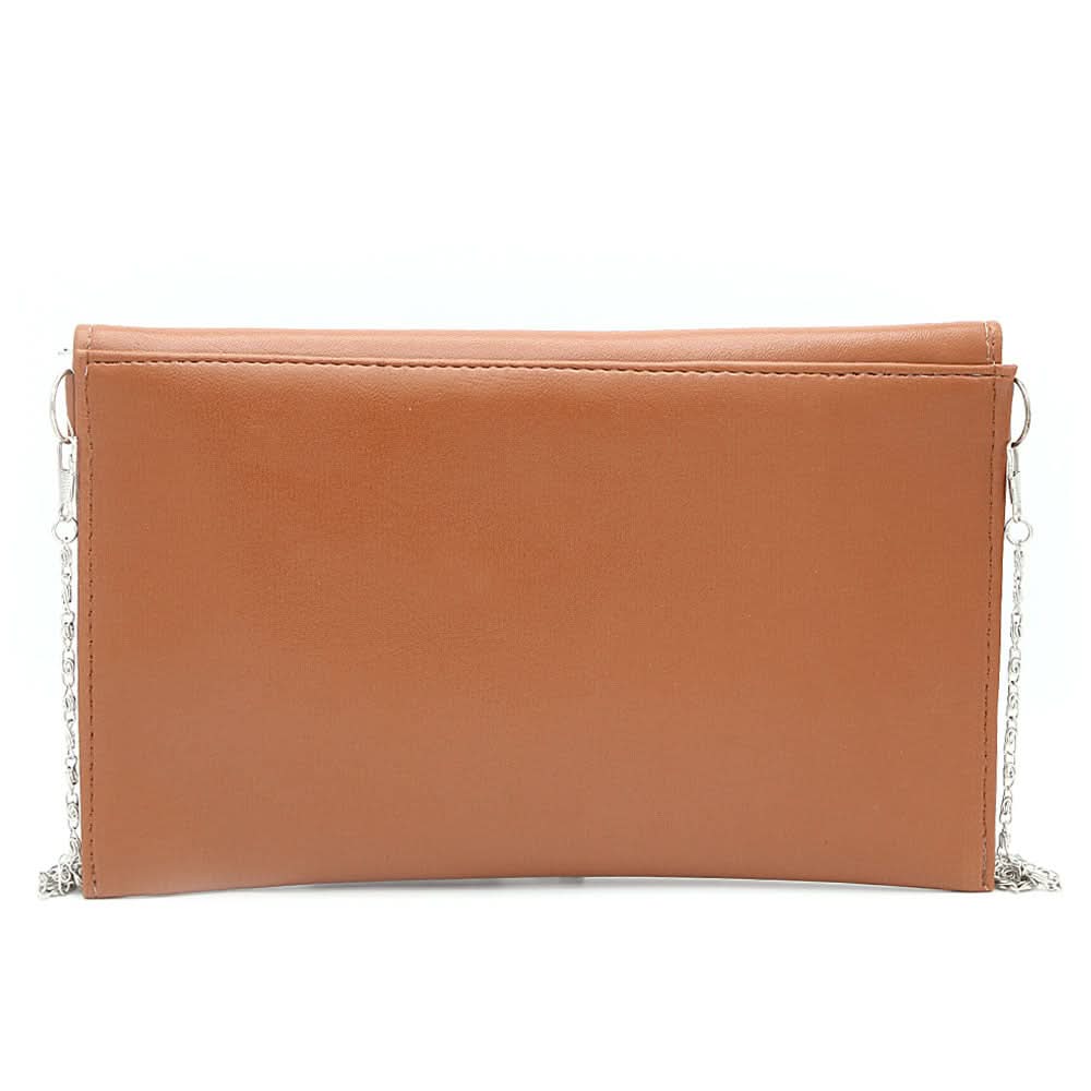 Women's Clutch Kam-2057 - Dark Brown, Women, Clutches, Chase Value, Chase Value