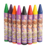 Princesita Sofia Crayons 8 Pcs Set - Purple, Kids, Colouring Tools, Chase Value, Chase Value