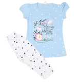 Girls Half Sleeves Suit - Blue, Kids, Girls Sets And Suits, Chase Value, Chase Value