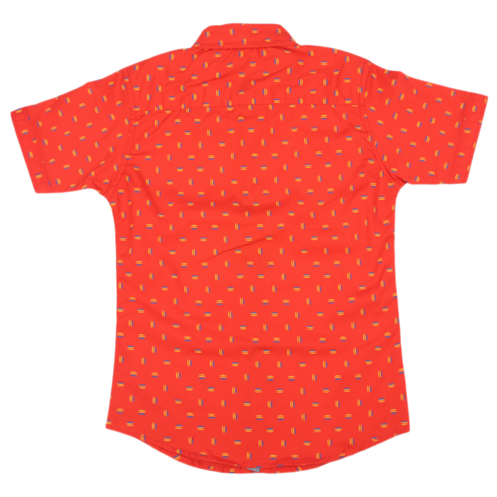 Boys Eminent Casual Half Sleeves Shirt - Red, Boys Shirts, Eminent, Chase Value