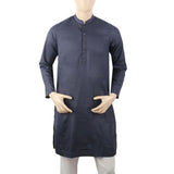 Men's Mashriq Slim Fit Kurta - Blue, Men, Kurtas, Chase Value, Chase Value