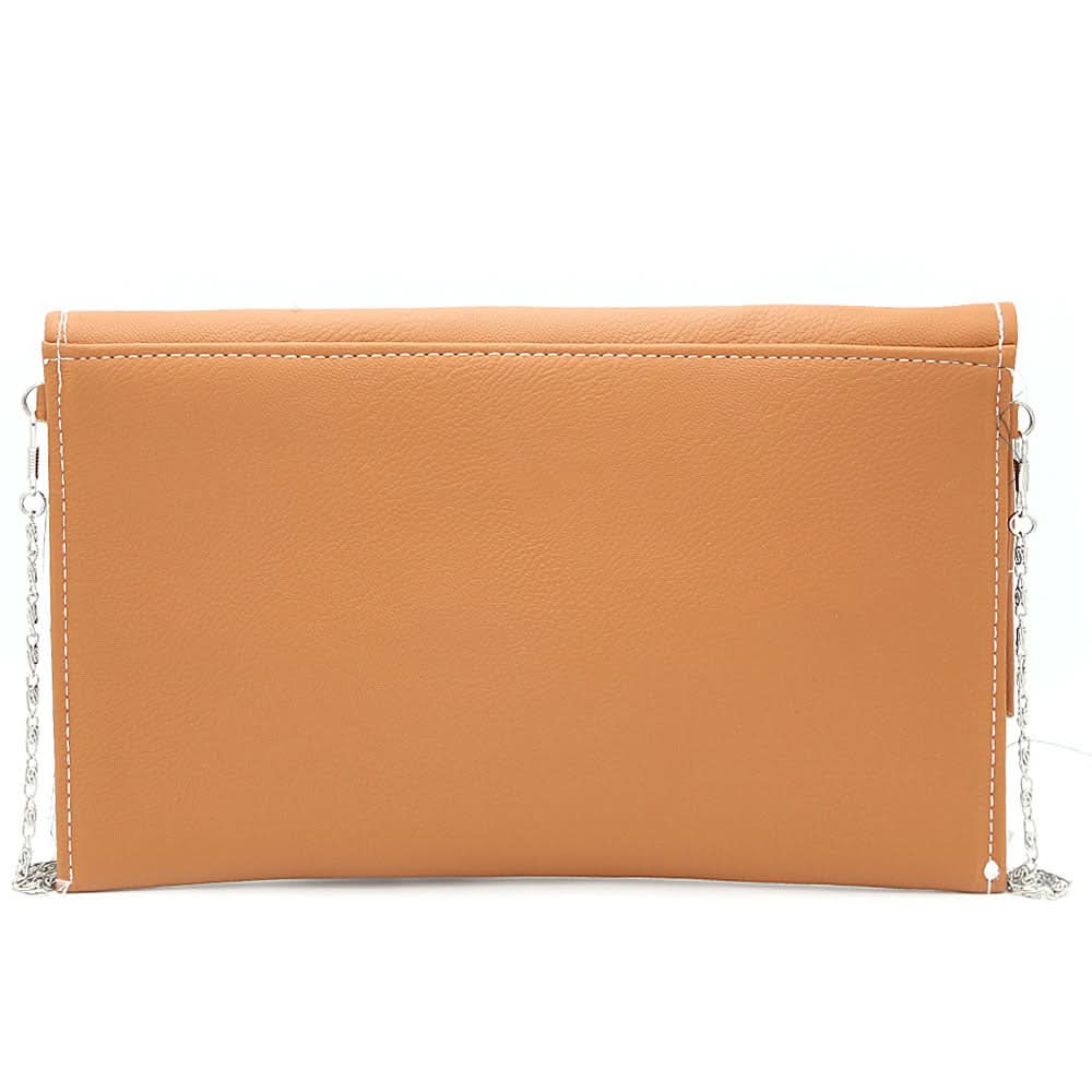 Women's Clutch Kam-2057 - Brown, Women, Clutches, Chase Value, Chase Value