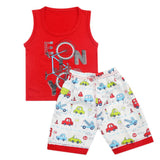 Boys Half Sleeves Sando Suit - Red, Kids, Boys Sets And Suits, Chase Value, Chase Value