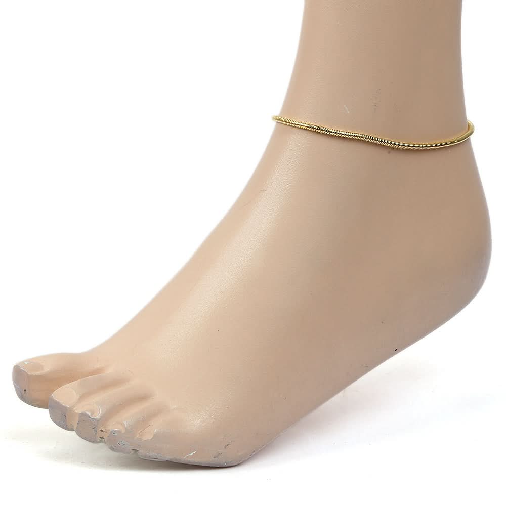 Women's Anklet - Golden, Women, Foot Jewellery, Chase Value, Chase Value