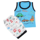 Boys Half Sleeves Sando Suit - Blue, Kids, Boys Sando, Chase Value, Chase Value