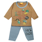 Newborn Boys Full Sleeves Suit - Light Brown, Newborn Boys Sets & Suits, Chase Value, Chase Value