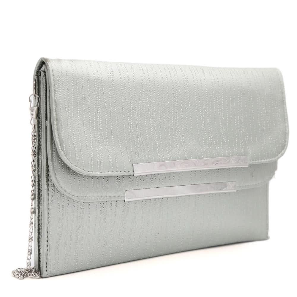 Women's Clutch 1052 - Silver, Women, Clutches, Chase Value, Chase Value
