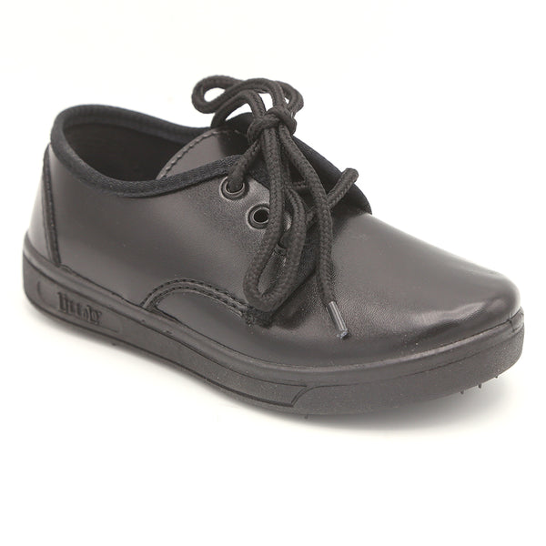 Boys Laces School Shoes 0027 - Black, Kids, Boys Formal Shoes, Chase Value, Chase Value