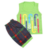 Boys Half Sleeves Sando Suit - Green, Kids, Boys Sets And Suits, Chase Value, Chase Value