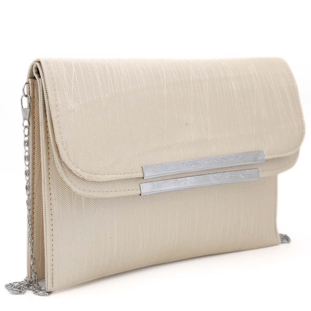 Women's Clutch 1052 - Golden, Women, Clutches, Chase Value, Chase Value