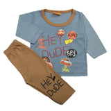 Newborn Boys Full Sleeves Suit - Steel Blue, Newborn Boys Sets & Suits, Chase Value, Chase Value