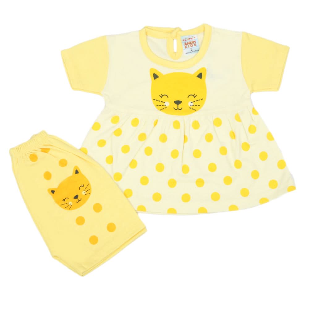 Newborn Girls Suit - Yellow, Newborn Girls Sets & Suits, Chase Value, Chase Value