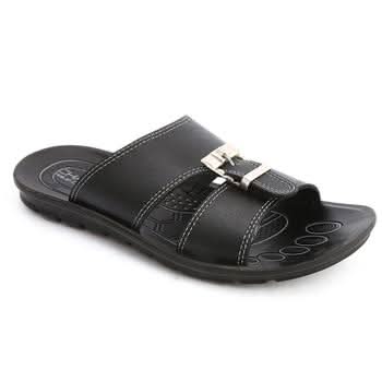 Men's Slipper 605 - Black, Men, Slippers, Chase Value, Chase Value