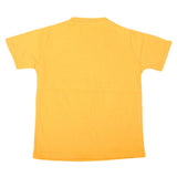 Boys Round Neck Half Sleeves T-Shirt - Yellow, Kids, Boys T-Shirts, Chase Value, Chase Value