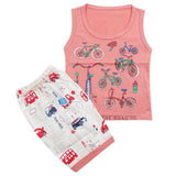 Boys Half Sleeves Sando Suit - Tea Pink, Kids, Boys Sets And Suits, Chase Value, Chase Value