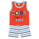Newborn Sando Suit - Orange, Newborn Girls Sets & Suits, Chase Value, Chase Value