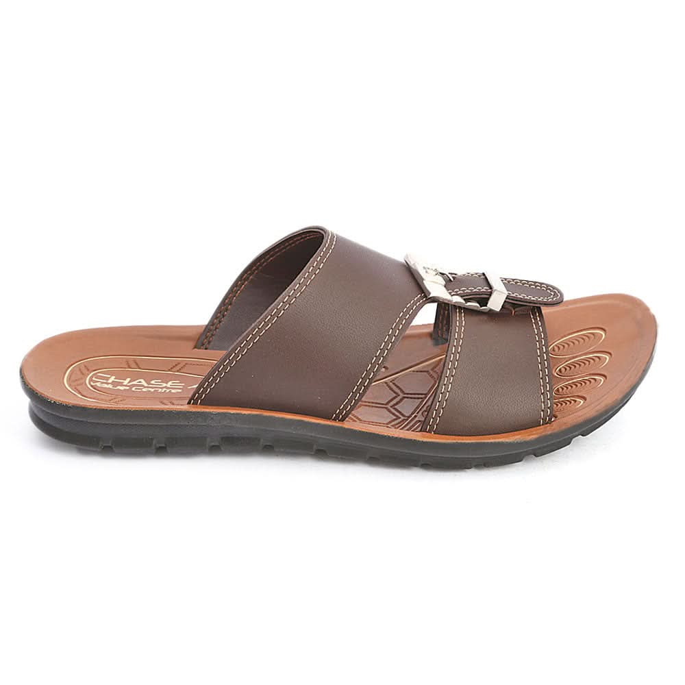 Men's Slipper 605 - Brown, Men, Slippers, Chase Value, Chase Value