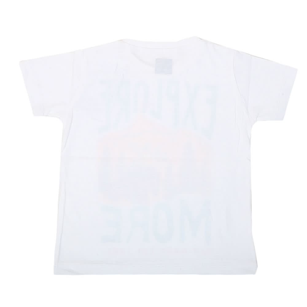 Boys Round Neck Half Sleeves T-Shirt - White, Kids, Boys T-Shirts, Chase Value, Chase Value