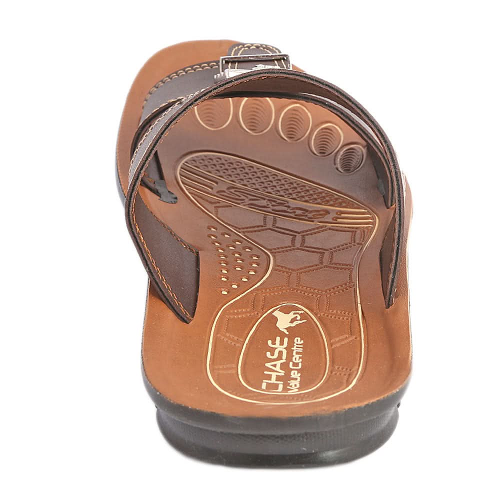 Men's Slipper 605 - Brown, Men, Slippers, Chase Value, Chase Value