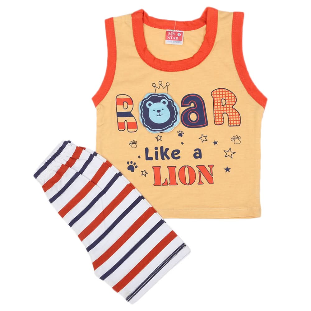 Newborn Sando Suit - Brown, Newborn Girls Sets & Suits, Chase Value, Chase Value