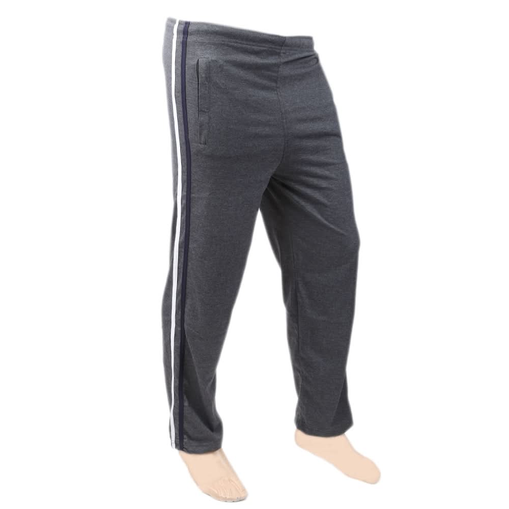 Men's Double Stripe Jersey Trouser - Grey, Men, Lowers And Sweatpants, Chase Value, Chase Value