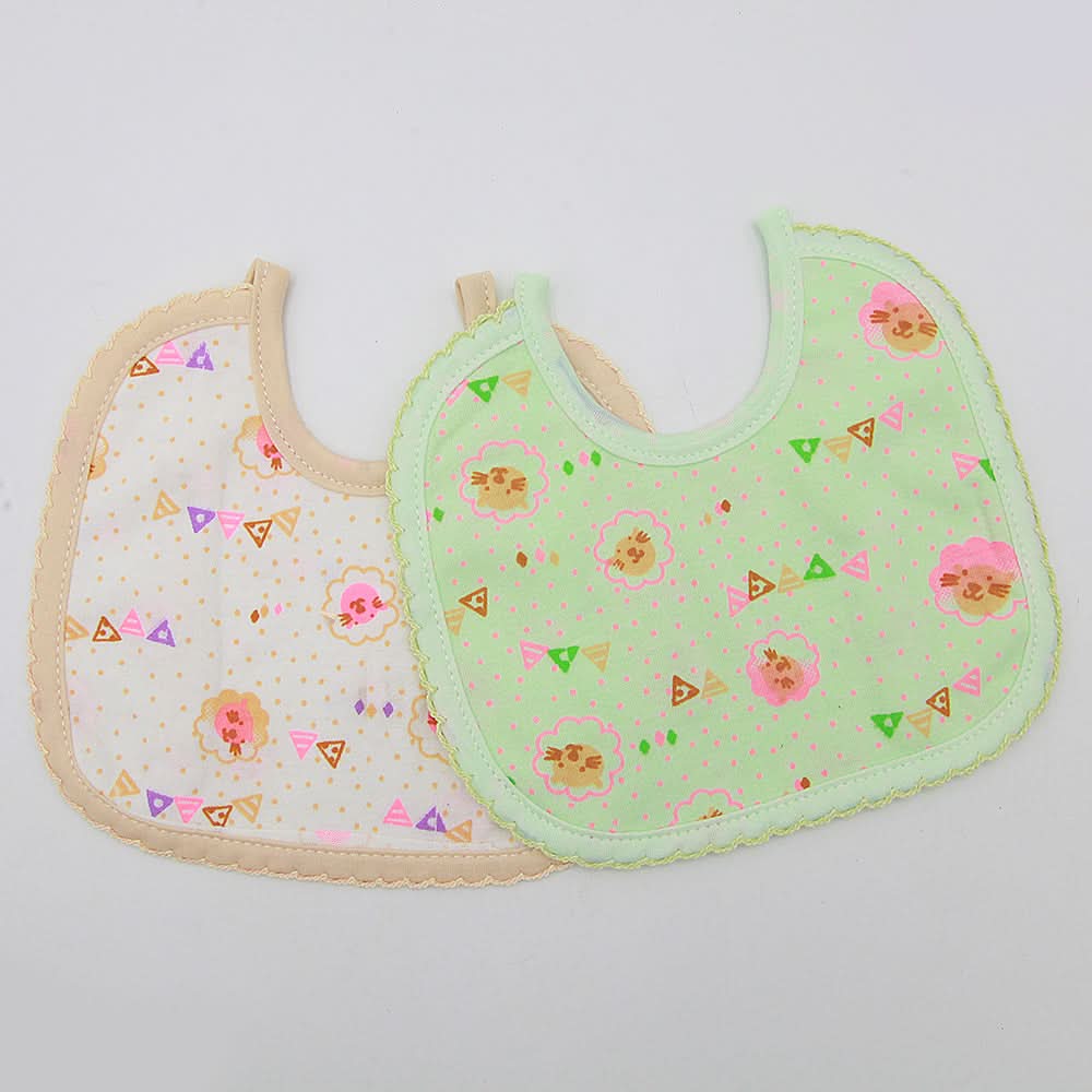 Newborn 2 Pcs Bibs Set - Multi, Kids, Bibs, Chase Value, Chase Value