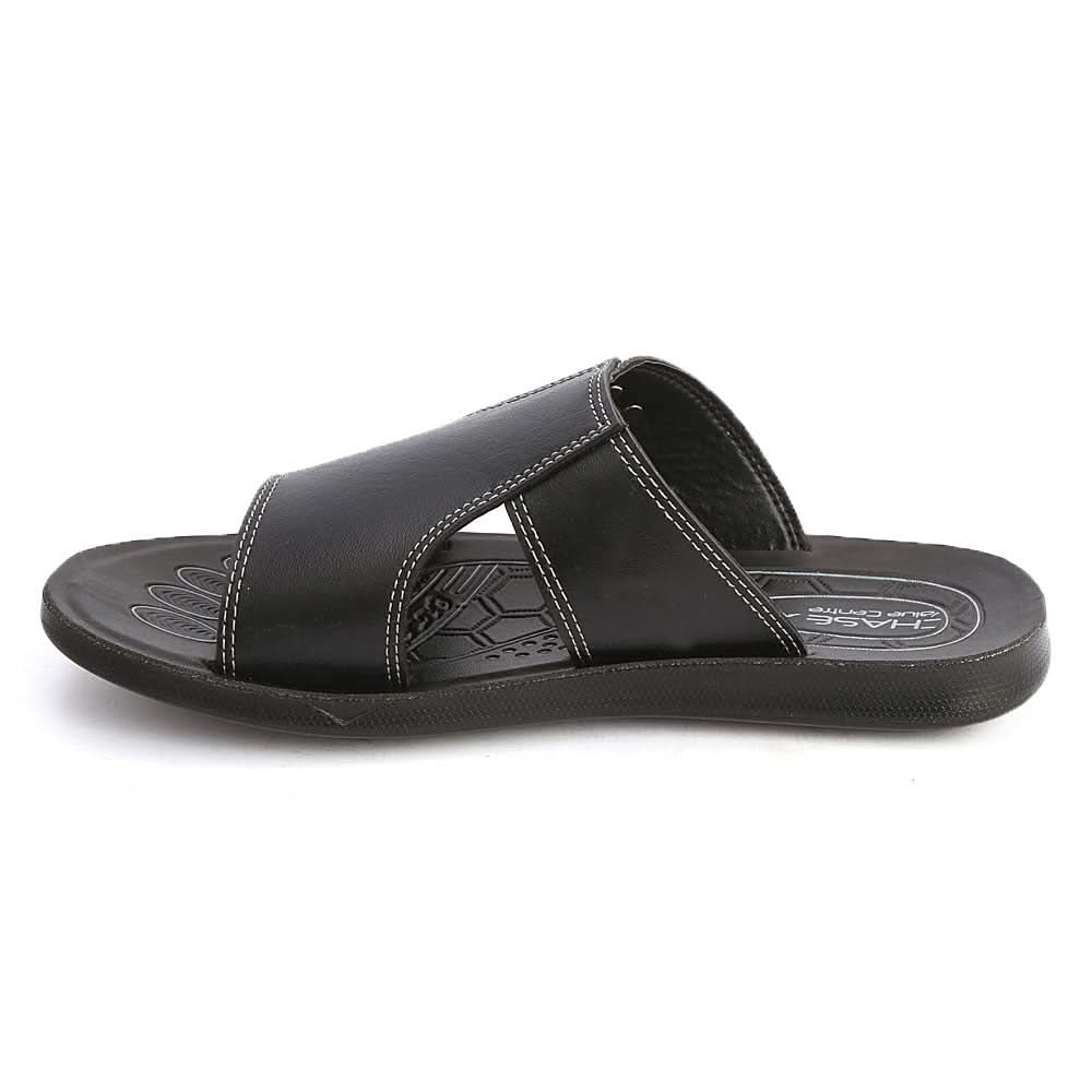 Men's Casual Slippers (604) - Black, Men, Slippers, Chase Value, Chase Value