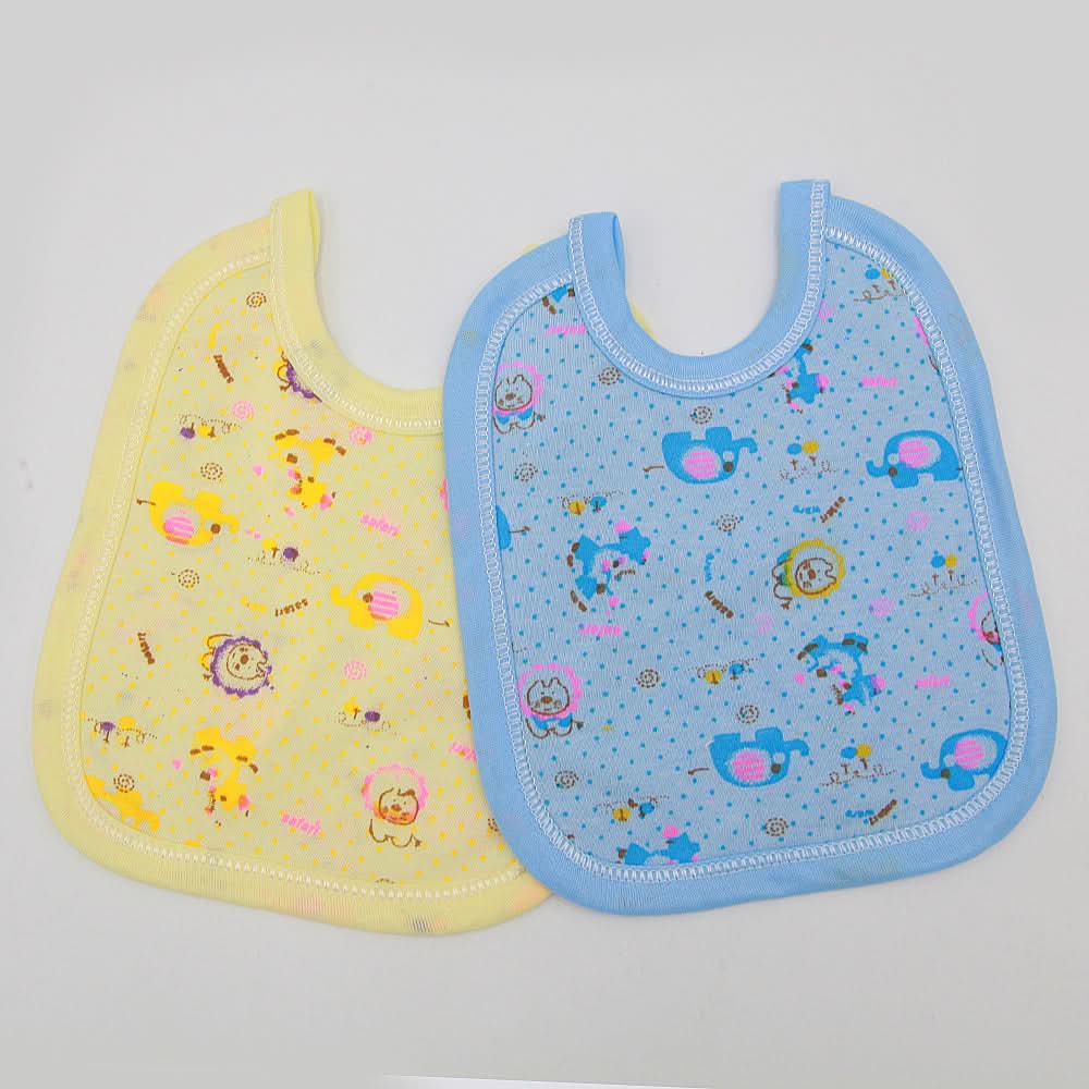 Newborn 2 Pcs Bibs Set - Multi, Kids, Bibs, Chase Value, Chase Value