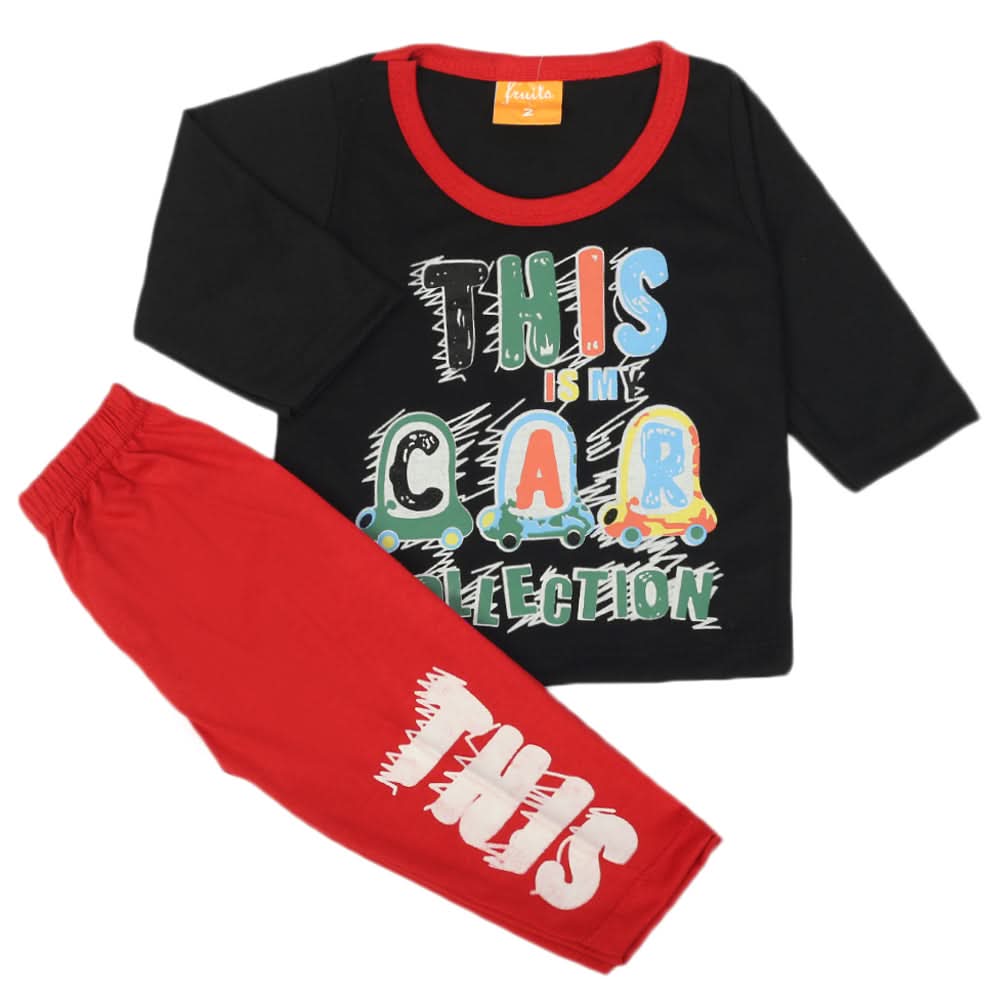 Newborn Boys Full Sleeves Suit - Black, Newborn Boys Sets & Suits, Chase Value, Chase Value