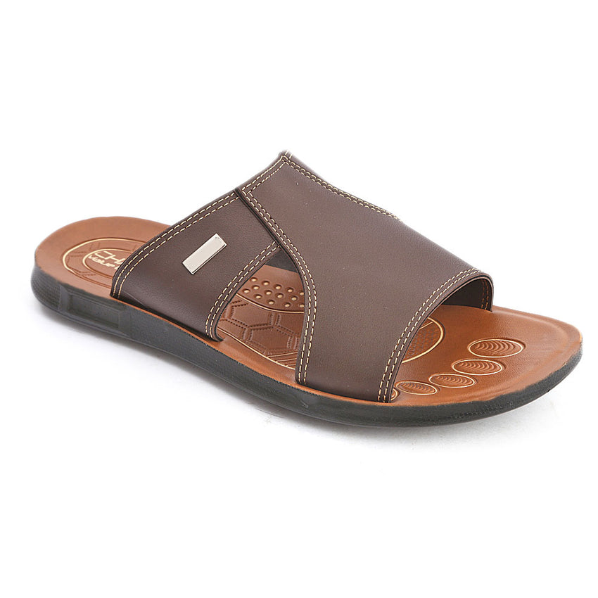 Men's Casual Slippers (604) - Brown, Men, Slippers, Chase Value, Chase Value