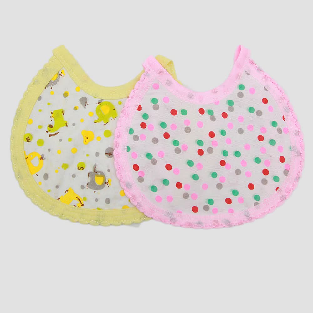 Newborn 2 Pcs Bibs Set - Multi, Kids, Bibs, Chase Value, Chase Value