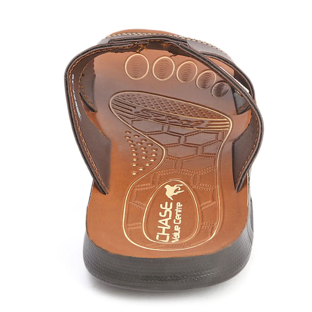 Men's Casual Slippers (604) - Brown, Men, Slippers, Chase Value, Chase Value