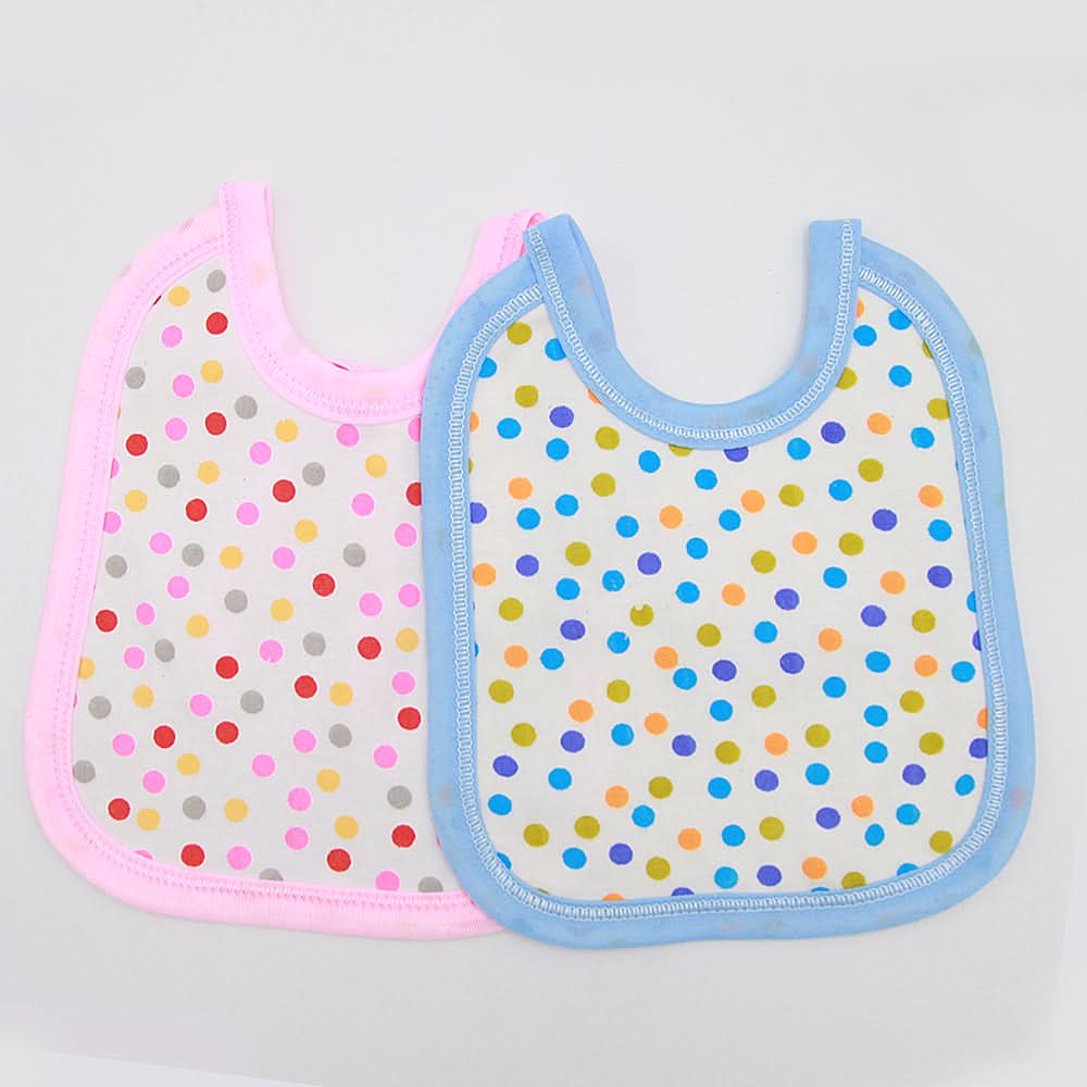 Newborn 2 Pcs Bibs Set - Multi, Kids, Bibs, Chase Value, Chase Value