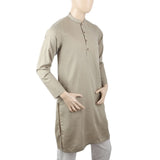 Men's Mashriq Slim Fit Kurta - Beige, Men, Kurtas, Chase Value, Chase Value
