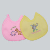 Newborn 2 Pcs Bibs Set - Multi, Kids, Bibs, Chase Value, Chase Value