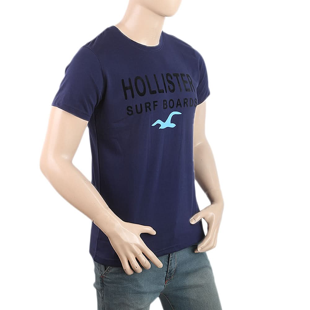 Men's Half Sleeves Printed T-Shirt - Navy Blue, Men, T-Shirts And Polos, Chase Value, Chase Value