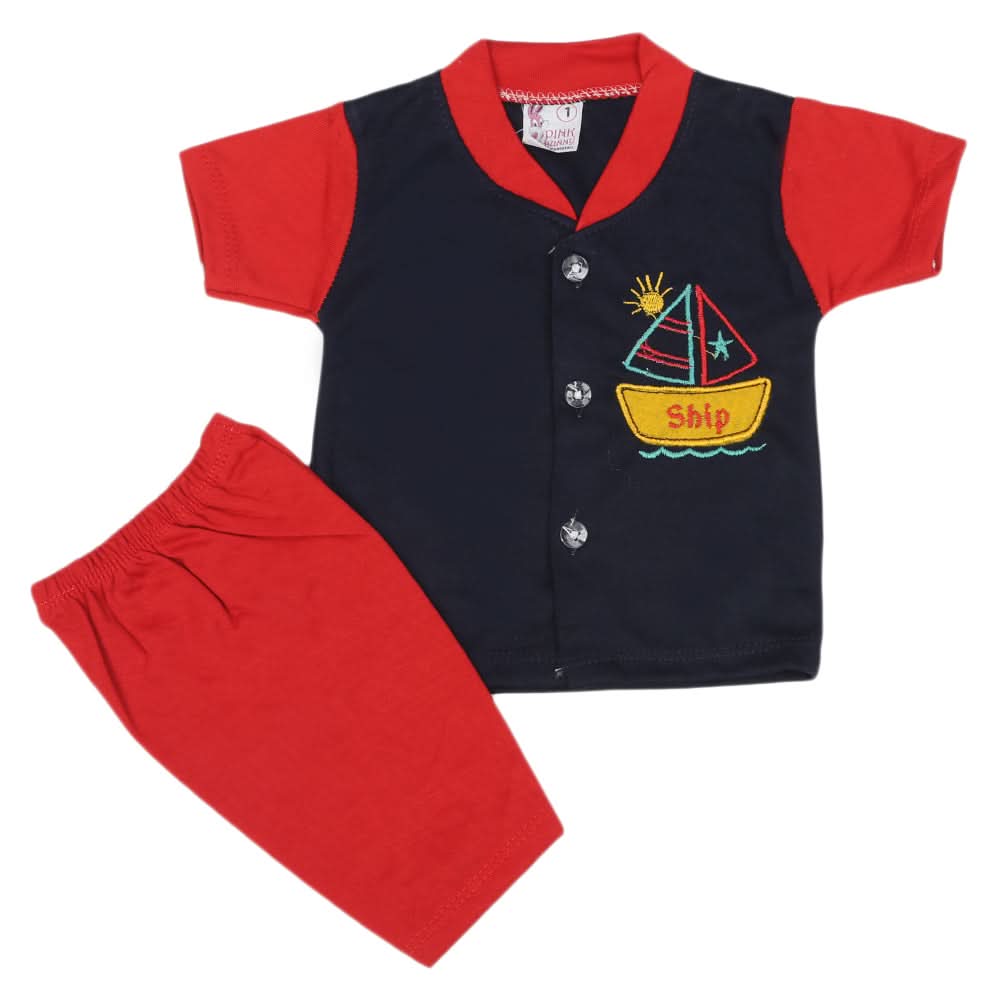 Newborn Boys Suit - Navy Blue, Newborn Boys Sets & Suits, Chase Value, Chase Value