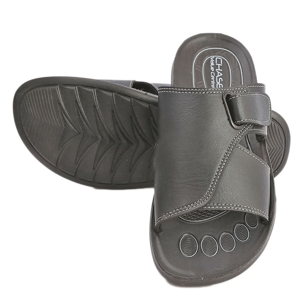 Men's Casual Slippers (603) - Black, Men, Slippers, Chase Value, Chase Value