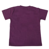 Boys Round Neck Half Sleeves T-Shirt - Purple, Kids, Boys T-Shirts, Chase Value, Chase Value